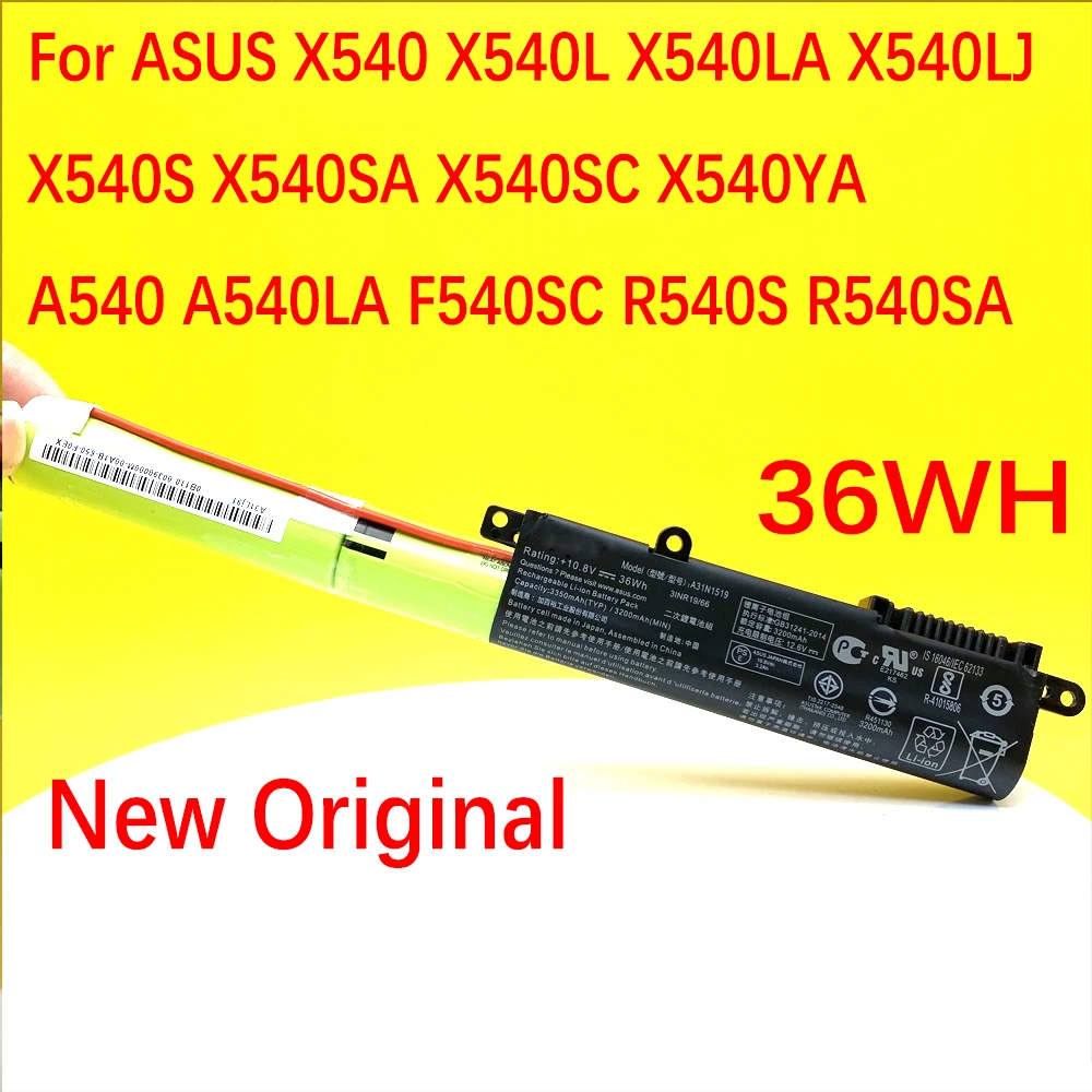 새로운 원본 A31N1519 용 X540 X540L X540LA X540LJ X540S X540SA X540SC X540YA ...