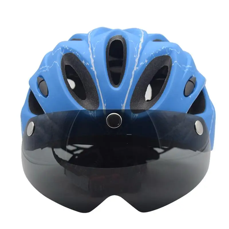 

Cycling Helmets With Magnetic Goggles Mountain Road Cycling Helmets For Men Women Lightweight Detachable Magnetic Goggles Bike