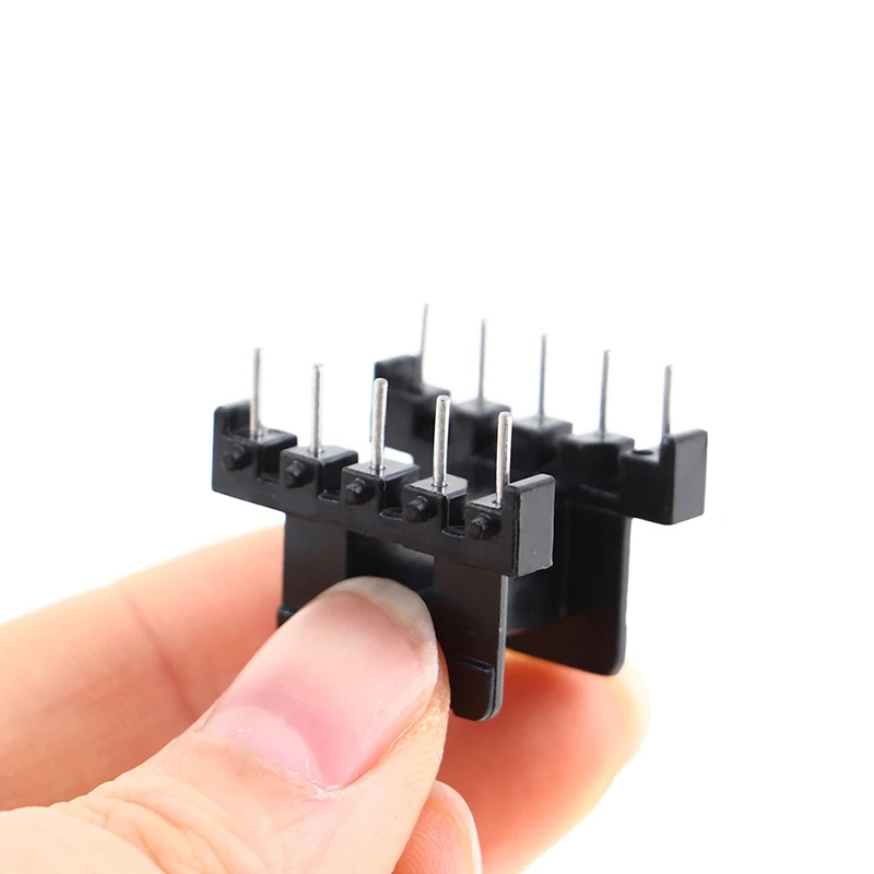 5 Sets EE25 4Pin 8P 10P Transformer Bobbin PC40 Ferrite Core Vertical Horizontal transformer bobbin ferrite core