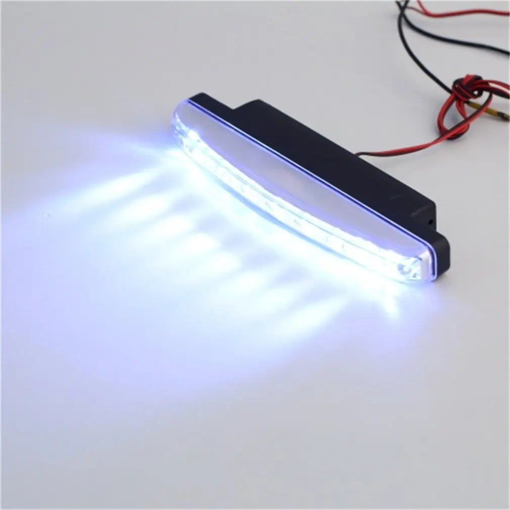 Universal 12V 8 Car LED light Car Daytime Running Light Fog Lamp Car Driving Light Super Bright White Light Auxiliary Lamp Kit