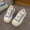 Women's Low Top Platform Skate Shoes Causal Dress Breathable Lightweight Non-Slip Sneakers Comfort Fit Walking Shoes for Lady 5