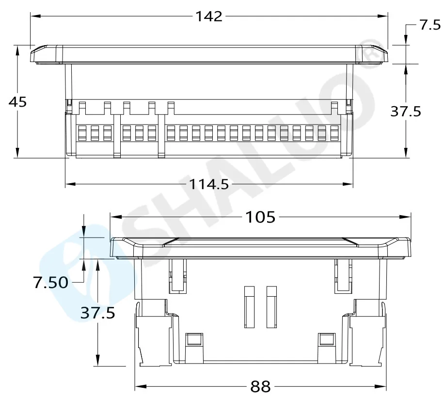 Description Picture 4 of itemDC40S DC40SR DC42S Mebay Controller Diesel Gas Gasoline Generator Engine Control Module Replace HGM4010 HGM4020 DSE4610 DSE4620