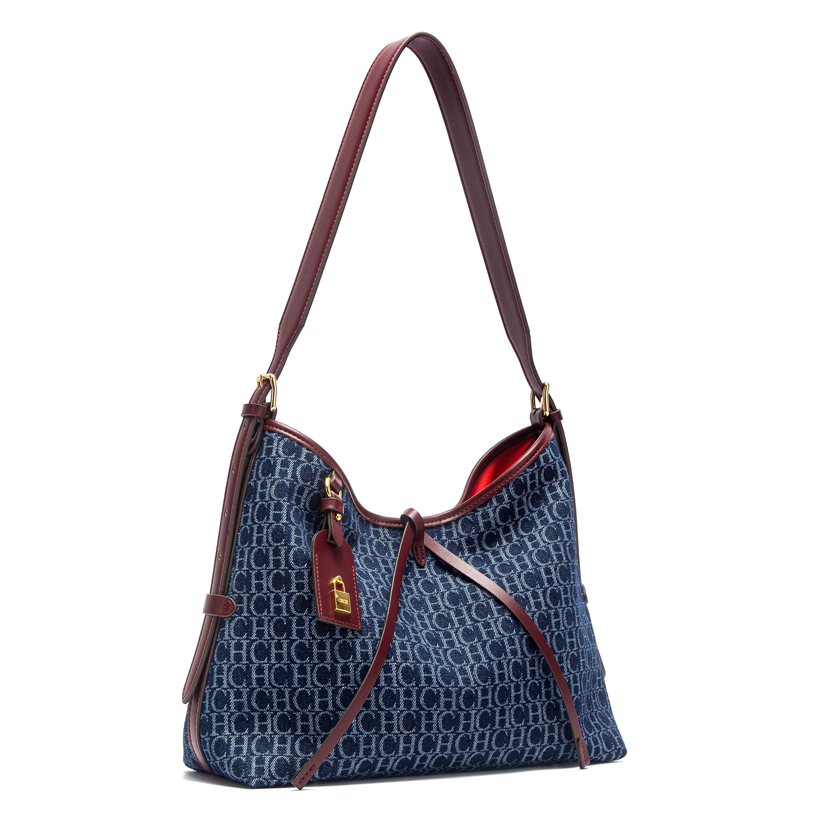 Women's Tote Bag 2025 New Wine Red Mother and Child Bag Leisure Vacation Handbag 4