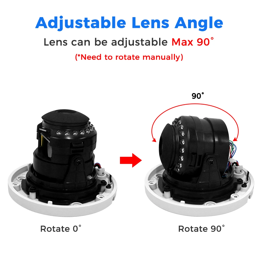 Hiseeu 5MP Dome POE IP Camera Explosion-Proof Face Detection CCTV Security Protection Video Surveillance System Onvif 5