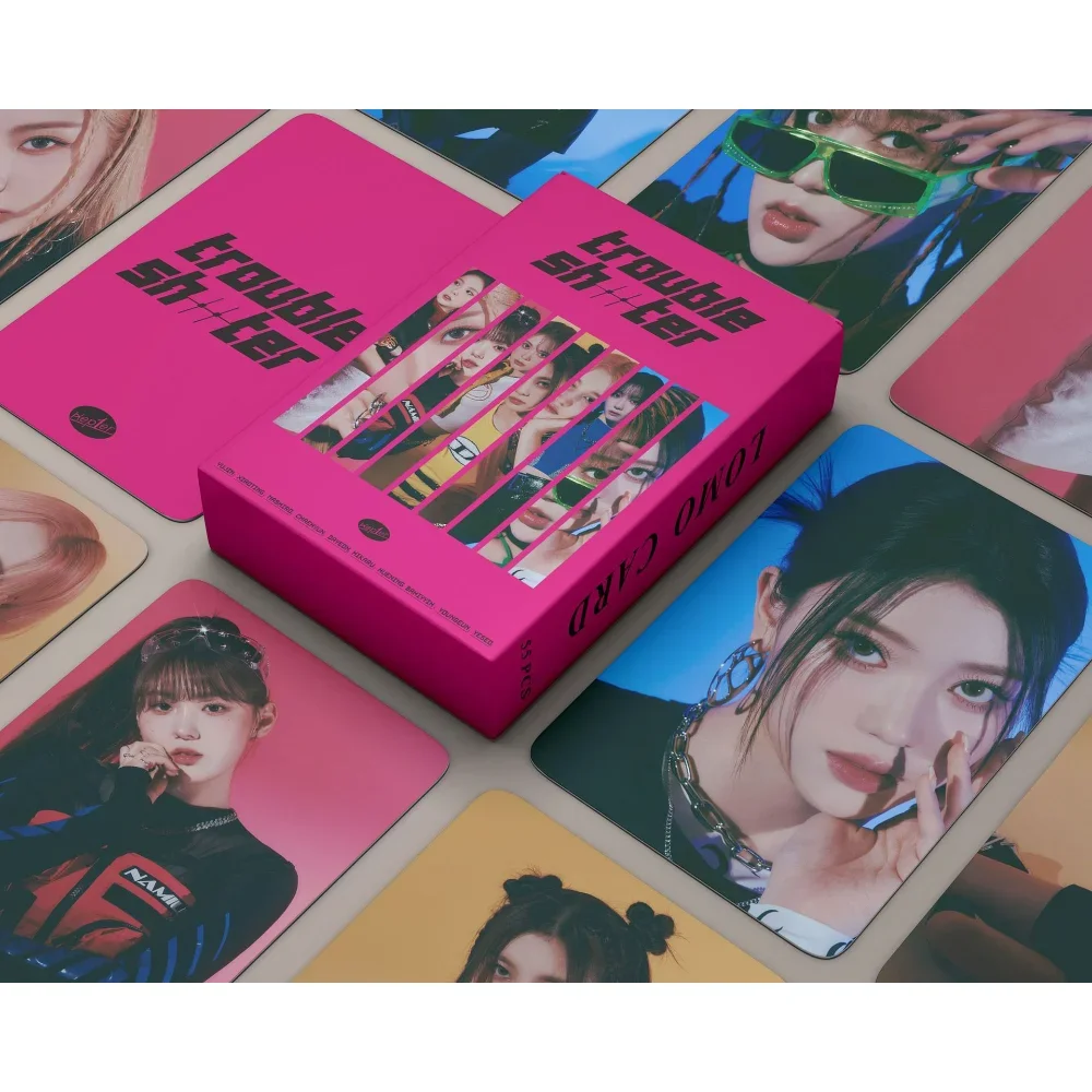 

55 шт./коробка, Kpop кепрайп, DOUBLAST альбом Lomo Card, фотооткрытки для кеп1ian Gift