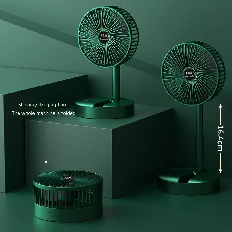 

Portable Camping Fan Outdoor Electric Fan USB Rechargeable Desktop Mini Fan Foldable Telescopic Air Conditioner Home