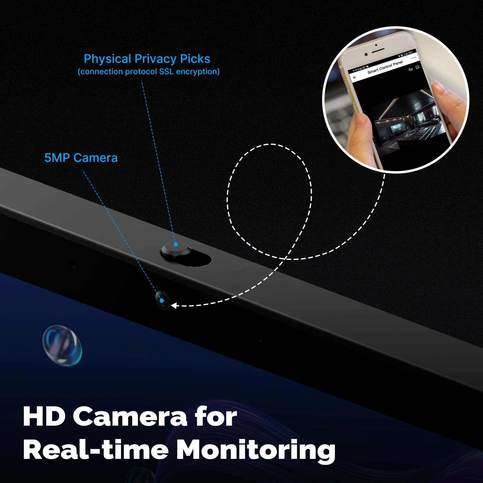 لوحة التحكم المركزية الذكية MOES Tuya (ماكس 10.1 ب...