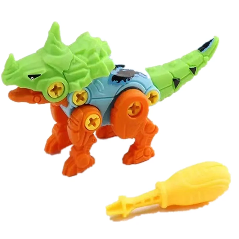 5 Stück Kindertag DIY montiert Dinosaurier Spielzeug für Kinder Geburtstags feier begünstigt Jungen Mädchen Gäste behandeln Tasche Geschenk Pinata Füllstoffe – Detail 6