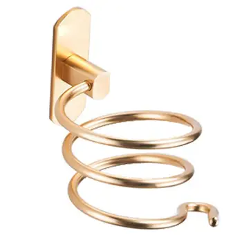 เครื่องเป่าผมOrganizer Rackอลูมิเนียมห้องน้ําเครื่องเป่าผมและStraightenerผู้ถือชั้นวางติดผนังอุปกรณ์เสริมBlowerชั้นวาง 7