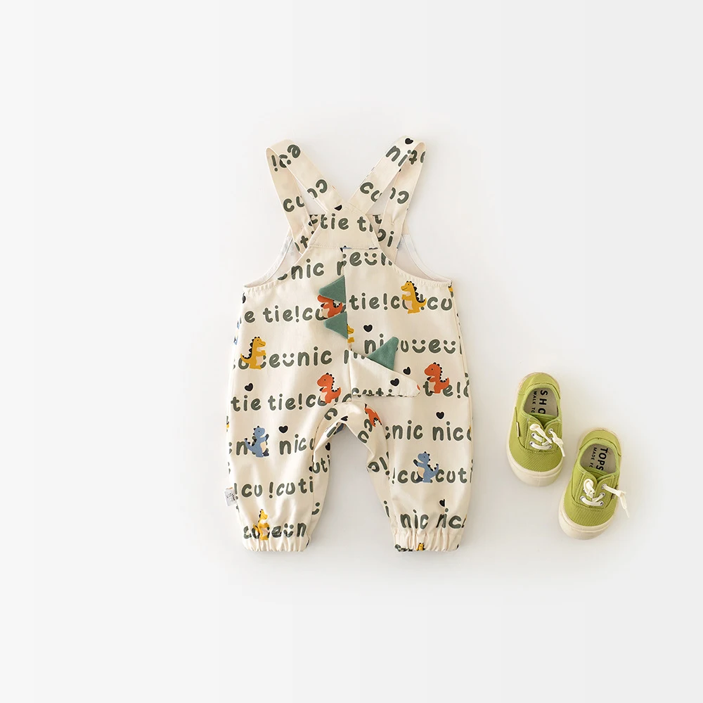 Cute Baby Jumpsuit Dinosaur Romper for Spring