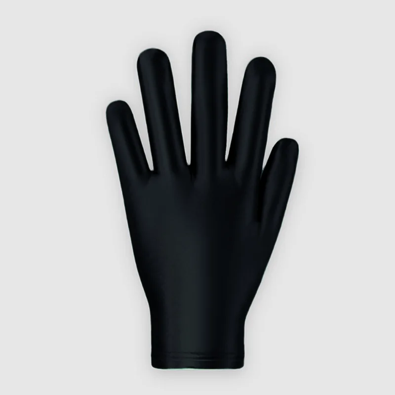 Solid Thin Oil Glossy Connected Finger Gloves Cosplay Sexy Gloves Shiny Role-playing Dress Gloves Jewelry Display Short Gloves