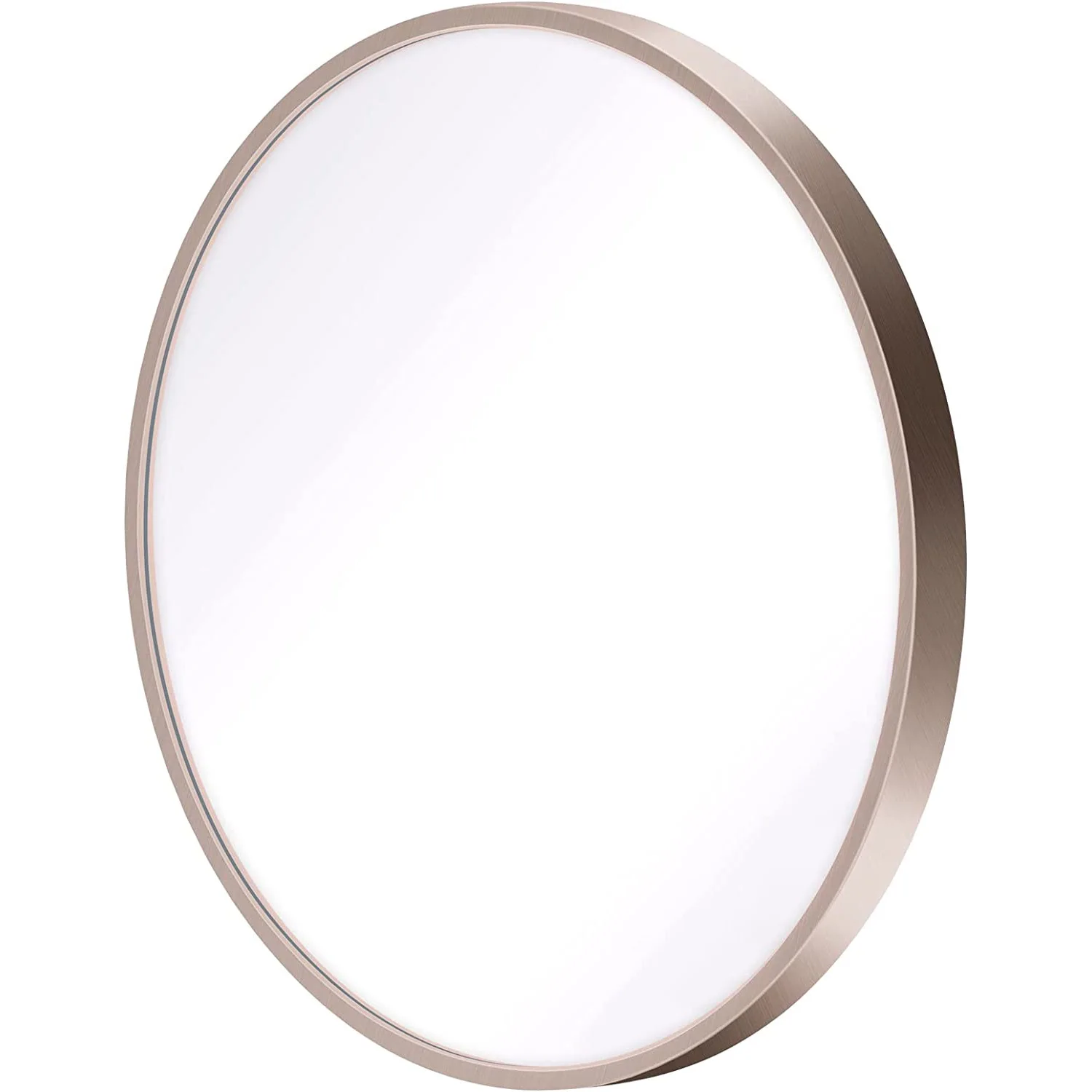 Dripex – miroir mural rond HD avec cadre en Aluminium, miroir de maquillage  pour salle de bain, Dressing, salon - AliExpress