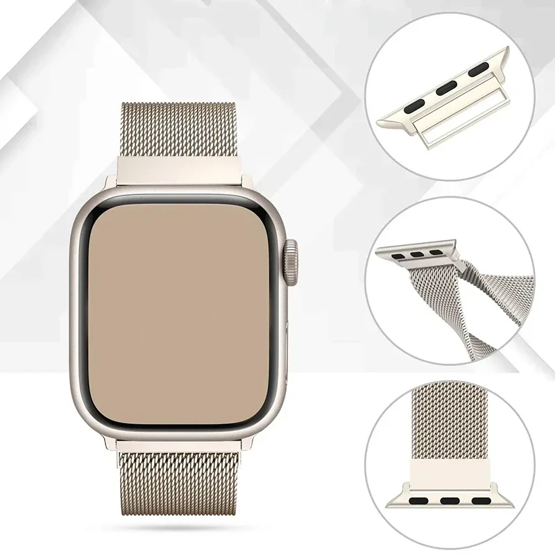 Elegant Milanese Stainless Steel Watch Strap - Premium Bracelet
