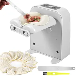 Electric Automatic Dumpling Maker with Rechargeable Manual Press and Skin Molding Function (Style 1)