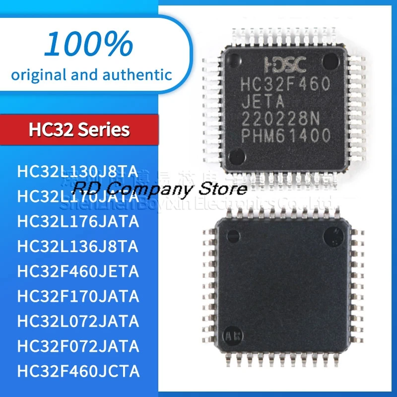 

5PCS HC32L130J8TA HC32L170JATA HC32L176JATA L136J8TA F460JETA F170JATA L072JATA F072JATA F460JCTA F030J8TA F190JCTA F176JATA