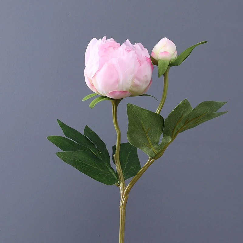 1Pcs Artificial Flowers Branches Silk Roses Peony Wedding Home Decor Arrange Fake Plants Valentine'S Day Gift DIY Bridal Bouquet 