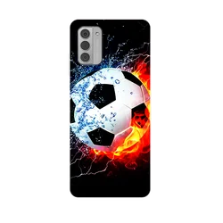 Football Soft Silicone Shockproof Back Case for Nokia C110 (36)