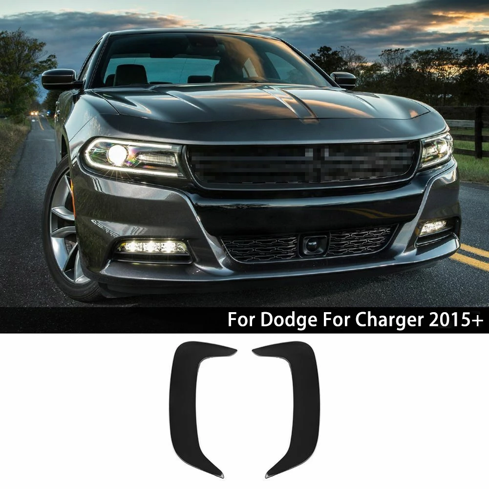 

Black Rear Bumper Side Fin Air Vent Outlet Cover Trim For Dodge For Charger 2015 2024 Hot Sale Brand New And High Quality