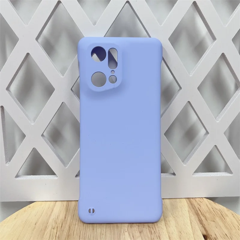 Bonbonfarbene, rahmenlose, matte Hülle für Oppo Find X5 FindX5 X3 X2 Pro 5G, schlanke, harte PC-stoßfeste Stoßstangenabdeckung_voghion.com