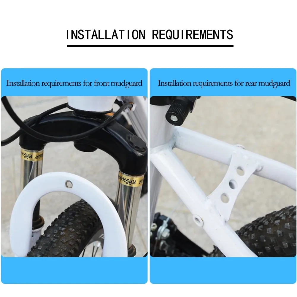 Bicycle Fender 1/2PCS Mountainous Road 700C Quick Detachable 26-28 inch Universal