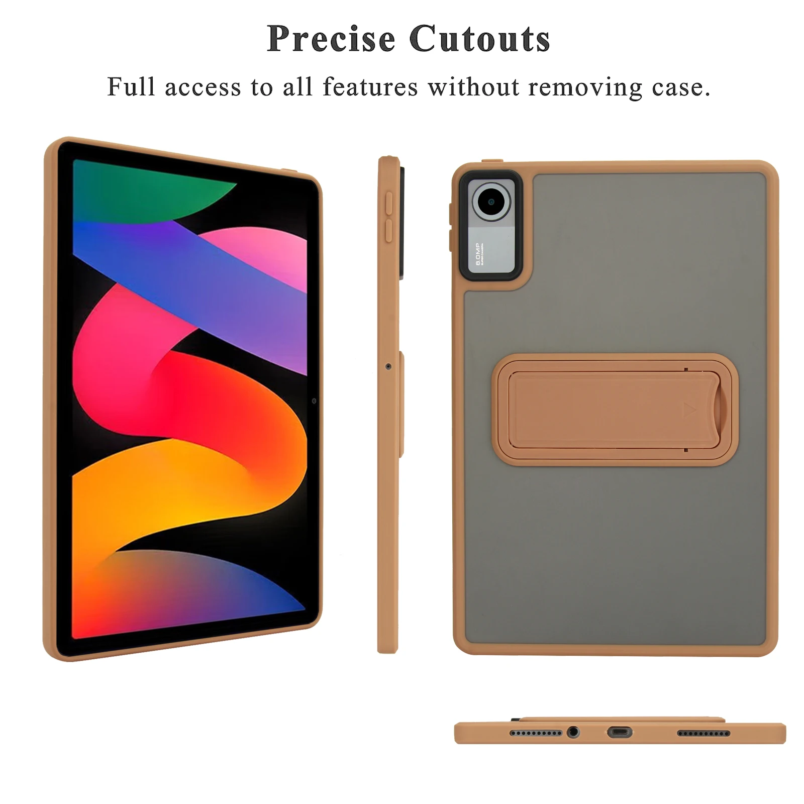 Elegant Matte Tablet Case - Durable Hard PC+TPU Protective Cover