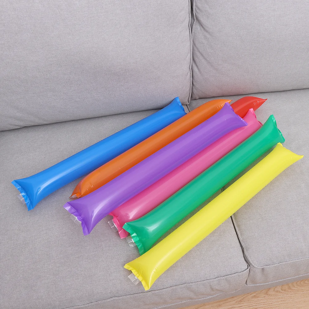 60 Pcs Candy Sticks Sports Event Party Favors Cheering Inflatable Leaders Boom Wand Child