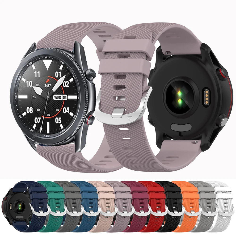 Premium 22mm Silicone Wristband Replacement Accessory