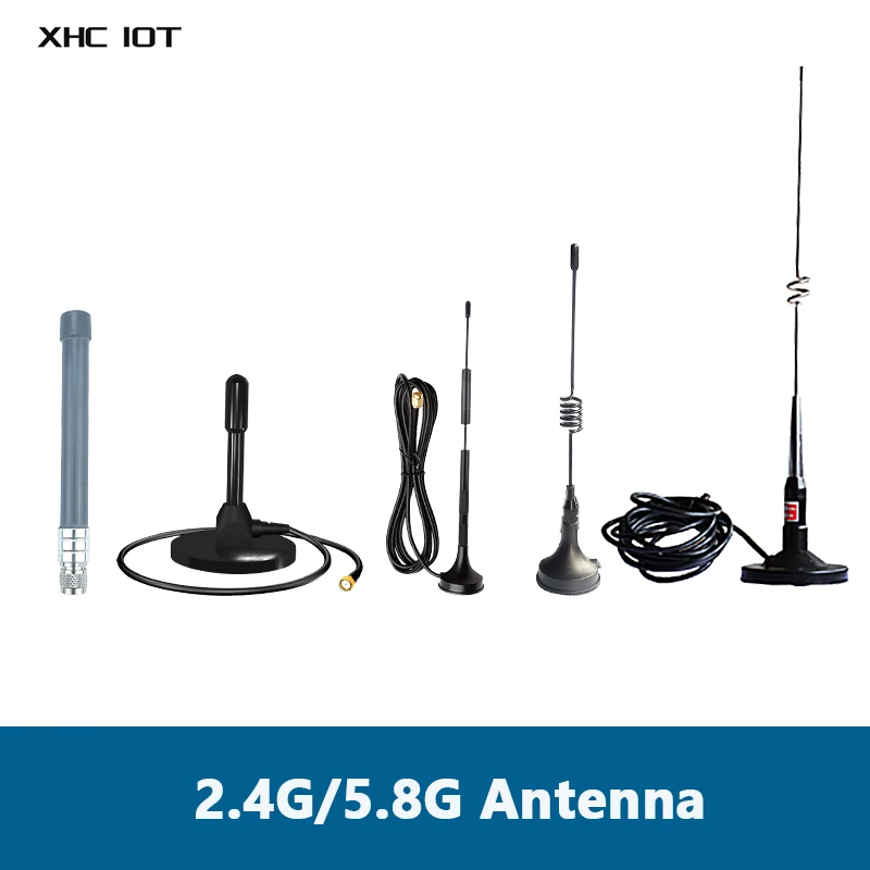 

2.4G 5.8G Wifi Antenna XHCIOT Sucker Antenna SMA-J Fiberglass Antenna 5dBi 2.4G Antenna Series For Wireless Module