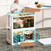Multifunction Plastic Kitchen Cabinets Home Furniture Floor Multi-layer Storage Cabinet Simple Living Room Foldable Storage Box 3