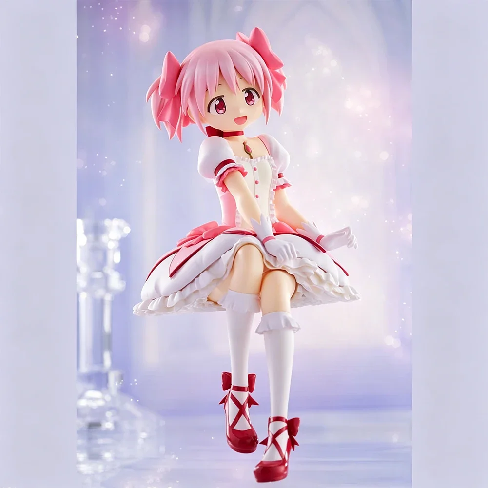 Anime Magical Girl Figurine: Adorable Madoka & Homura Collectible Statue