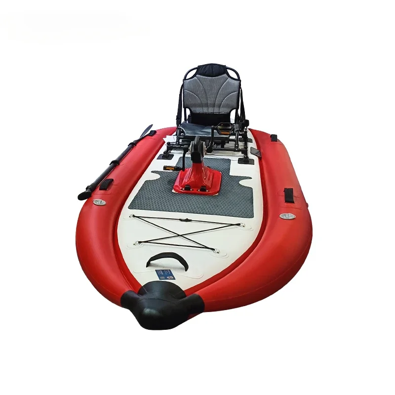 

Outdoor Single Inflatable Portable SUP Board Fishing Boat Water Stirrup