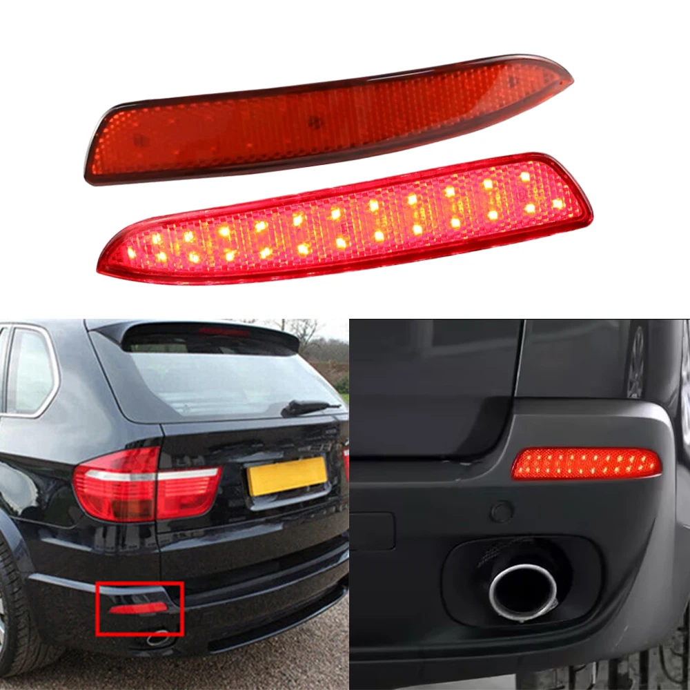 

Автомобильные фонари для заднего бампера 3 Вт, 63217158949, подходят для BMW E70 X5 2007-2010, для BMW X5 2011-2013, фонари для заднего бампера