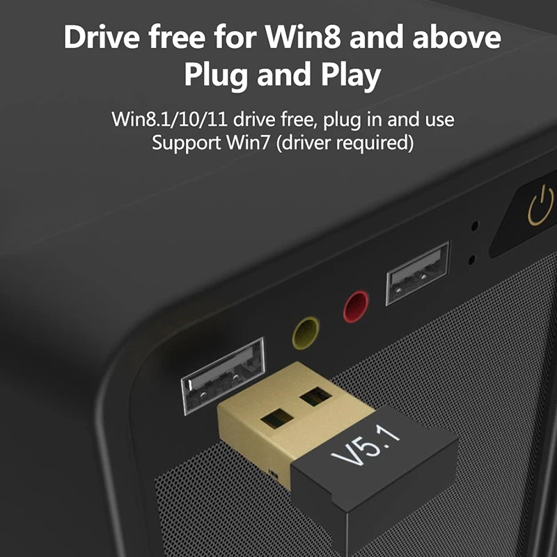 

Usb Bluetooth приемник BT передатчик Aptx мини адаптер USB Bluetooth 5 1 ключ 5,1 Бесплатный адаптер для Windows 7/8/8.1/11