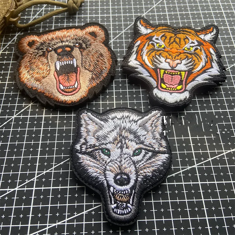 Bear Patch, Large Animal Patches for Jackets