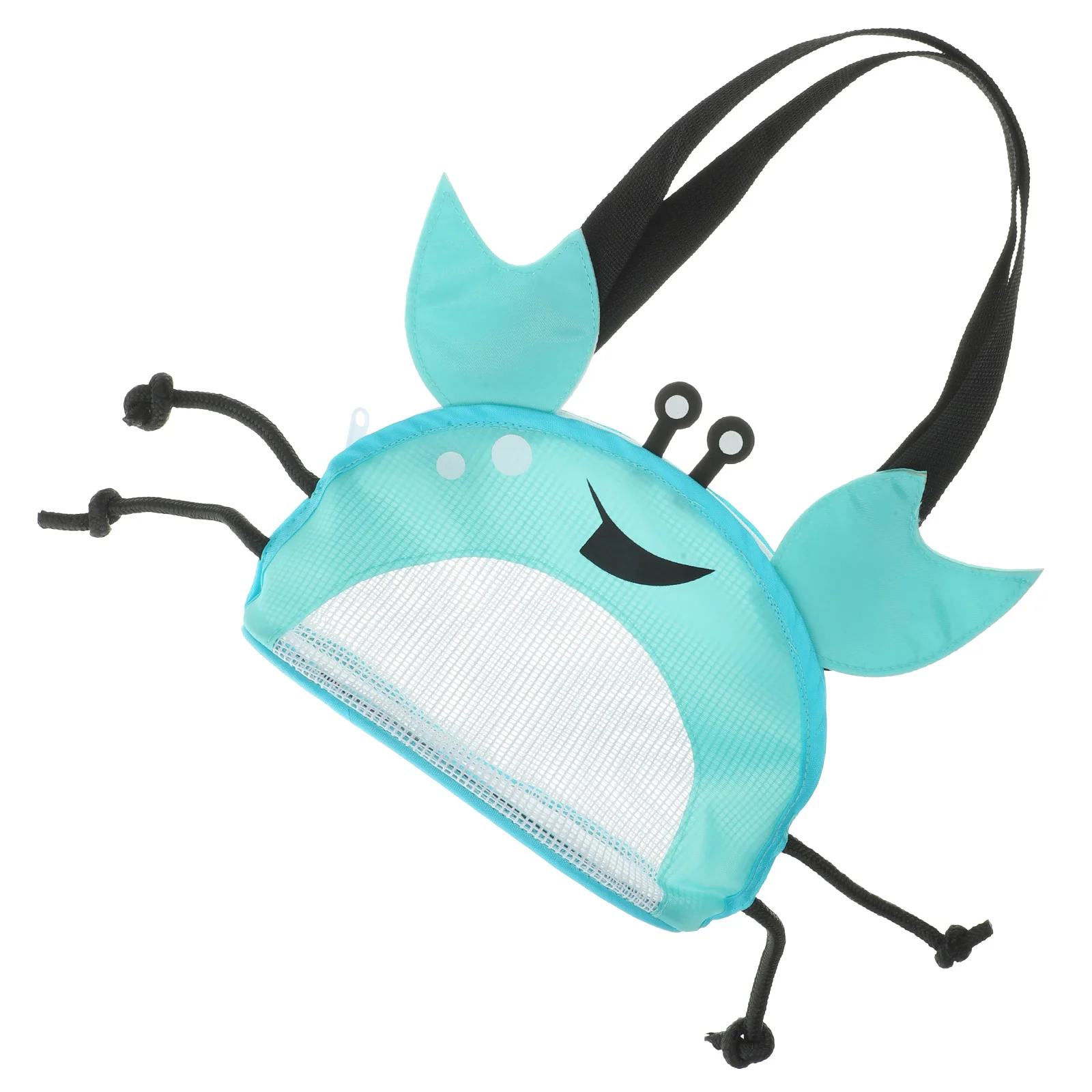 

Пляжная сумка-краб, портативная игрушечная ракушка, контейнер для хранения игрушек, небесно-голубая песочница, Детская сетчатая ткань из ПВХ, мелочи