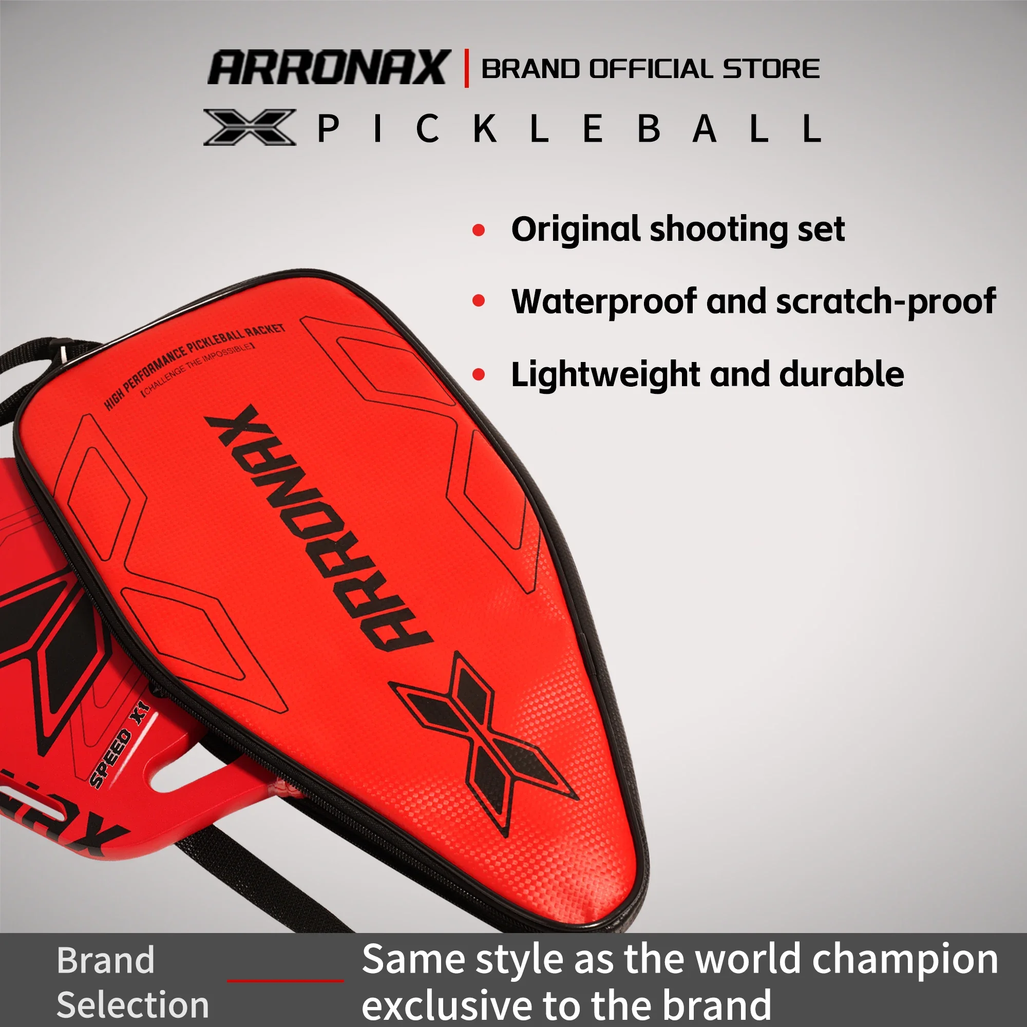 Arronax Durable Fashion Lightweight Waterproof Large Capacity Pickleball Rackets Bag Gym Backpack Squash Racquet Shoulder Bag pickleball rackets bag