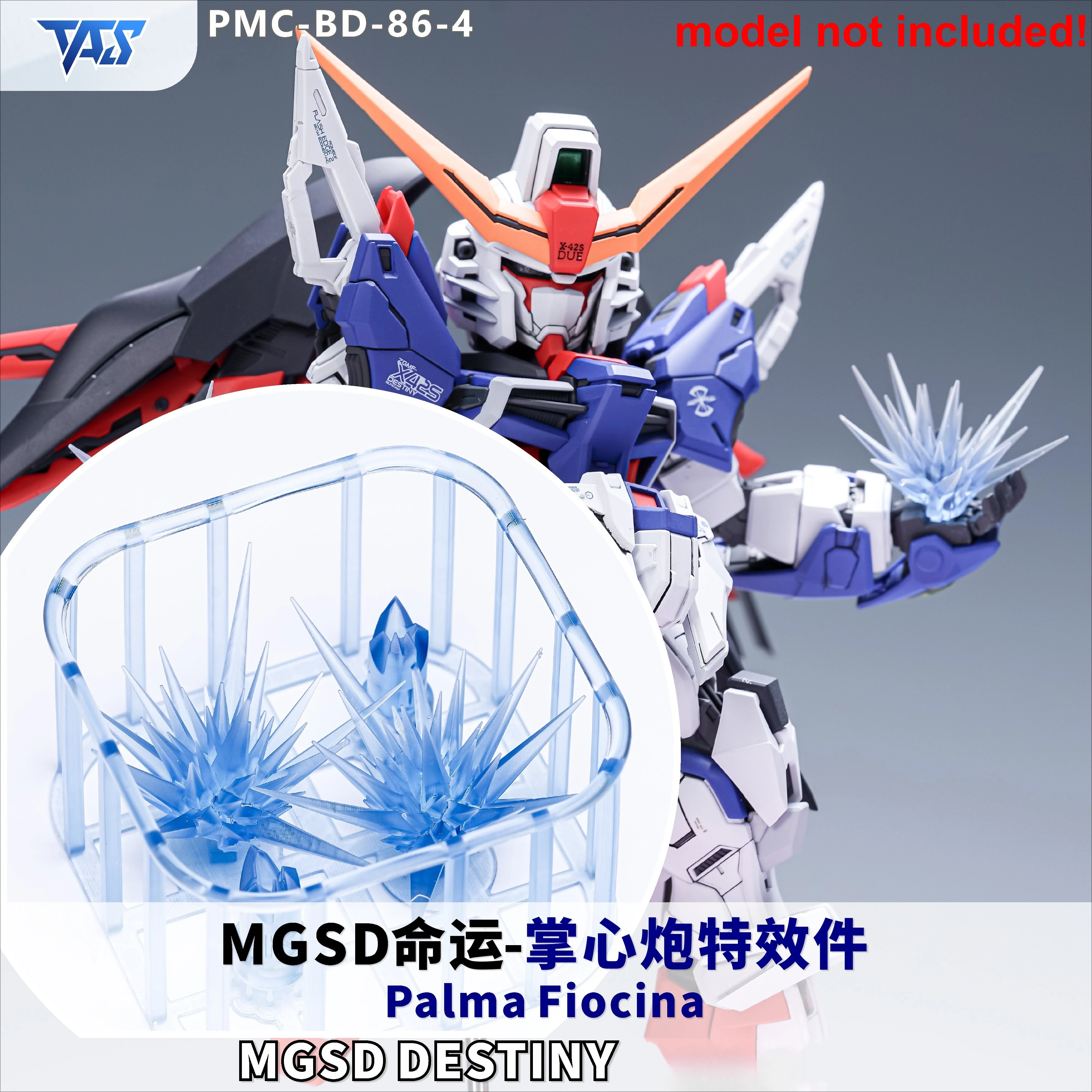 TAS 아크릴 모델 베이스 브래킷 디스플레이 스탠드 특수 효과 부품 MGSD 데스티니 ZGMF-X42S 조립 도구용 포토 에칭 시트