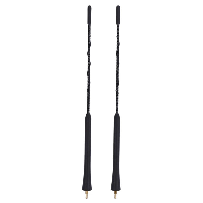 Antenna A Stelo Corto 2 Pezzi 30 Cm Per Seat Ibiza 6L 6J Leon 1M 1P Skoda Altea 5P