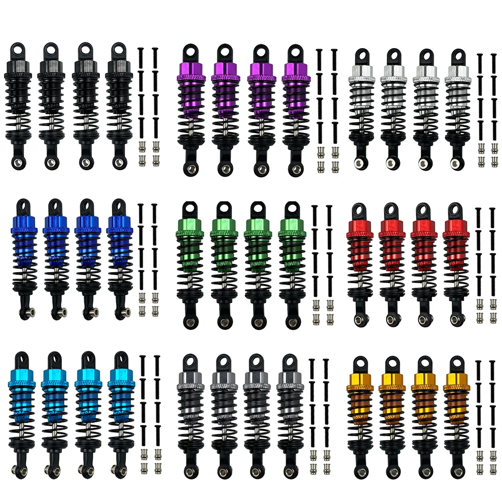 알루미늄 완충기 업그레이드 부품, Wltoys A959 A969 A979 K929 및 WPL C14 C24 및 MN D90 D91 99S RC카 리모컨
