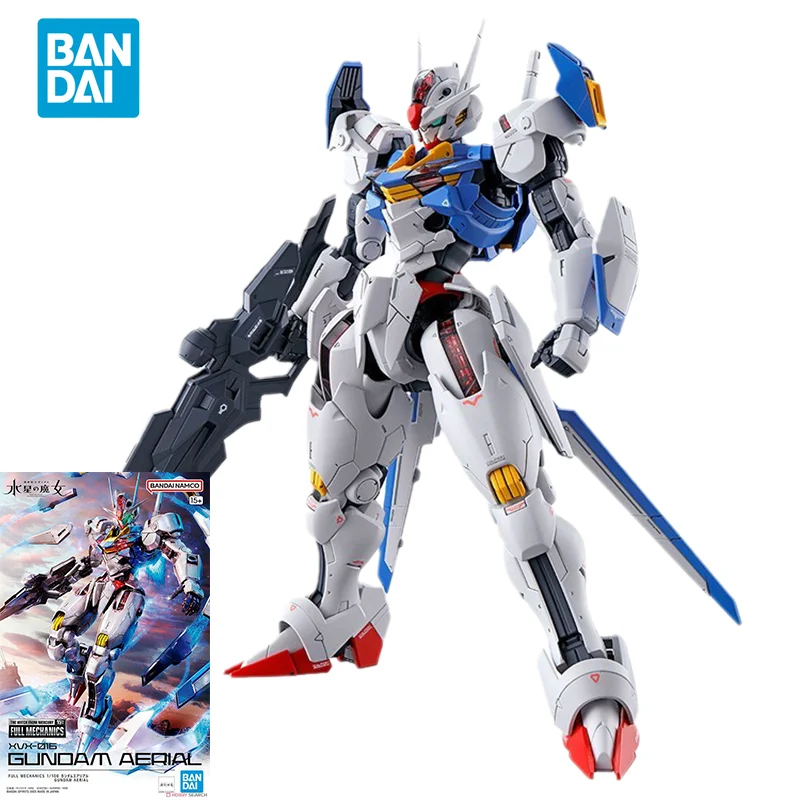 Bandai Original Gundam Anime Model Full Mechanics 1/100 Xvx-016 Gundam Antenna Action Figure Assembly Model Toys Regali Per Bambini