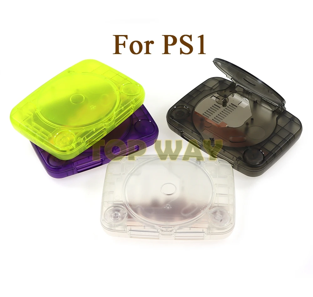 1Pc Per Playstation 1 Guscio Trasparente Di Ricambio Per Custodia Ps1/Psone Scatola Trasparente Per Custodia In Materiale Per Console Psx