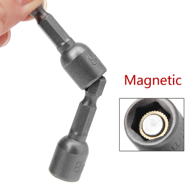 

10pcs/set Strong Magnetic Wind Batch Sleeve Hexagon Socket Electric Group Of Head High Quality Screwdriver Hardware Tools