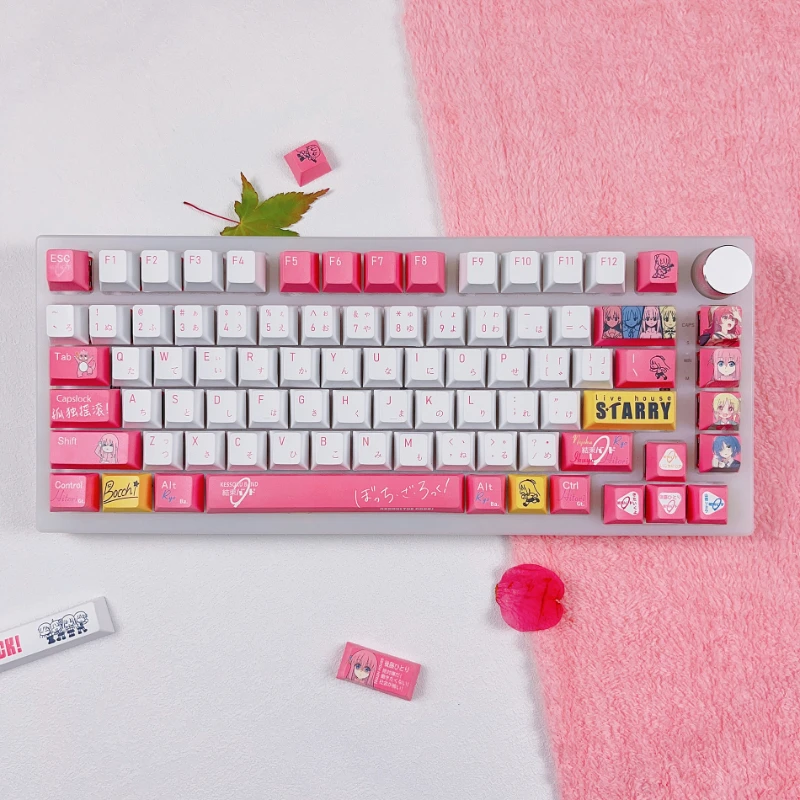 

GMK Lonesome Rock Theme Key Cap Cherry Profile PBT Five-sided Thermal Sublimation Box 132 Key Small Complete Customization