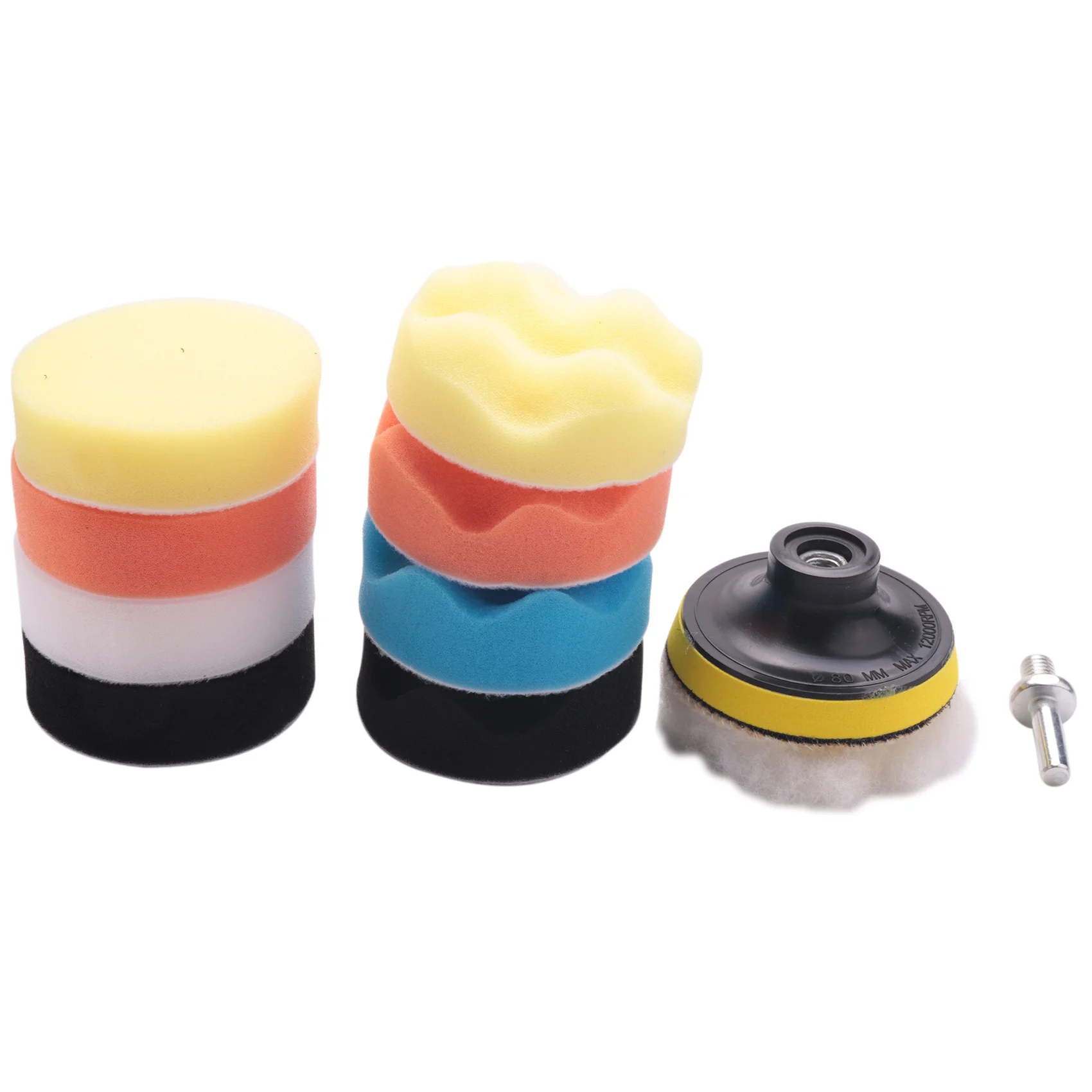 

10pcs/set Automobile Car Polishing Pad Set Vehicle Cleaning Washing Polish Sponge