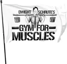 

Gym for Muscles Garden Flag 3 X 5 Flag for House Decorative Banner Black