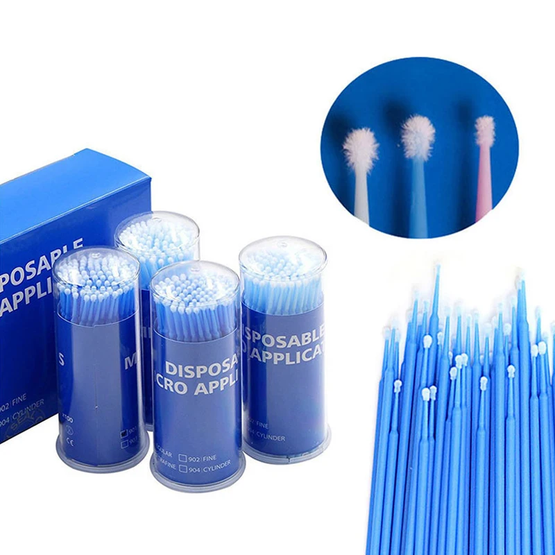 Denspay 100PCS/Bottle Dental Disposable Micro Brushes Applicators Brush