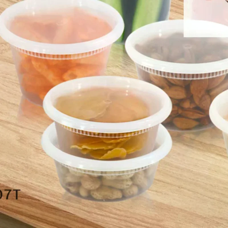 Set of 10 Clear Food Storage Containers with Lids - BPA-Free, Freezer & Microwave Safe