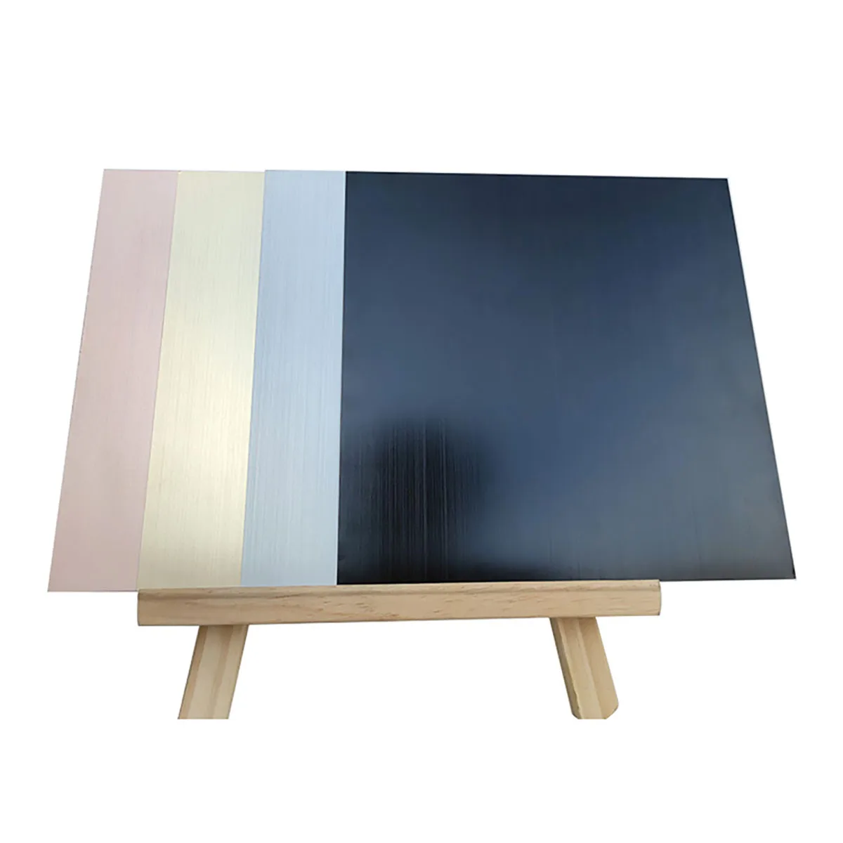 Luxurious Multicolor Brushed Anodized Aluminum Plates - Various Thickness and Size Options