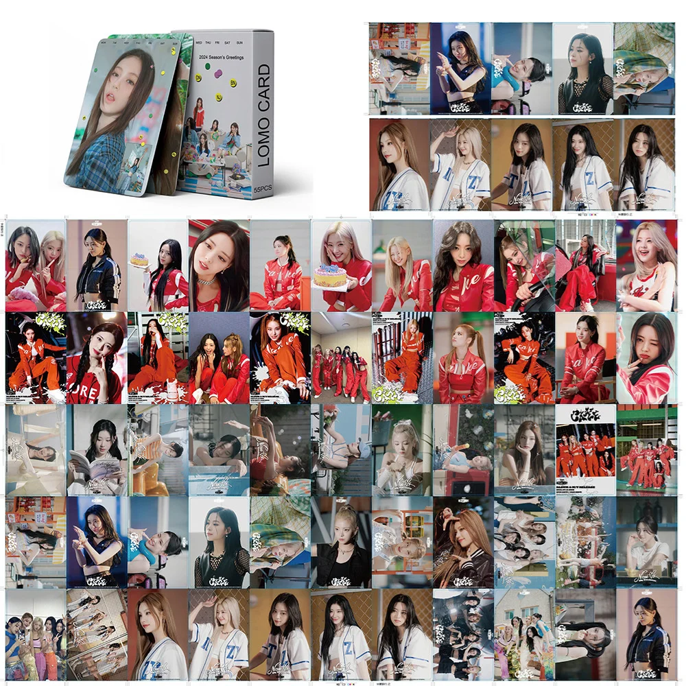 

55Pcs/Set KPOP ITZY Postcards Kill My Doubt Album Photocards Yeji Lia Ryujin Chaeryeong Yuna LOMO Cards Fans Collection Gift