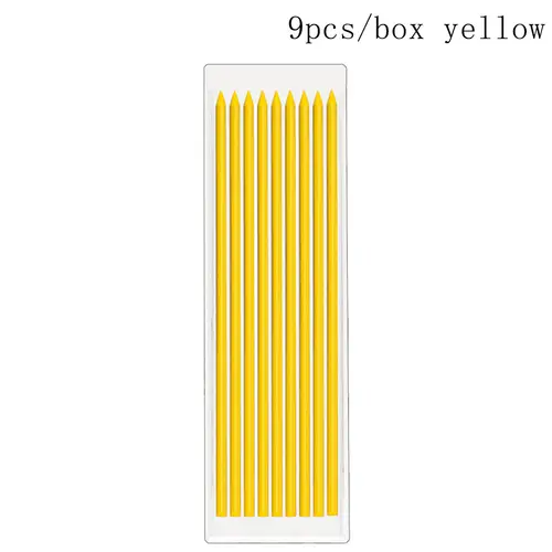6Colors 2.8mm Metal Solid Carpenter Mechanical Pencil with Sharpener 2B Lead Core Deep Hole Construction Marking Scriber Tool - Image 12